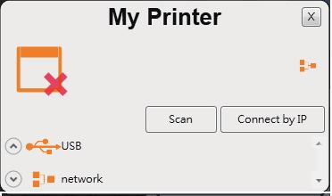 4 In the "Printer Monitor" window, select My 5 Printer > Scan to