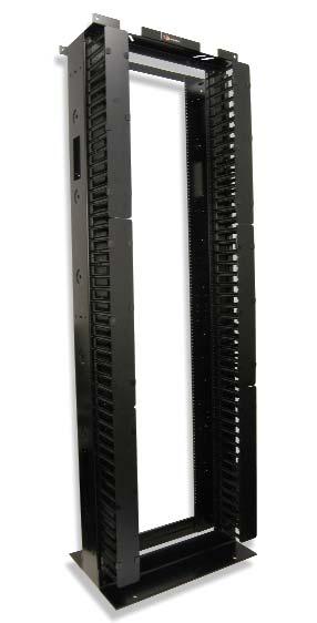 RS3 CABLE MANAGEMENT RACK SYSTEM RS3-07-S............. 2.1m x 0.48m steel enhanced cable management rack system, 45 U.