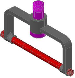 Make layer Support current again and construct the cylinders at the base of the support.