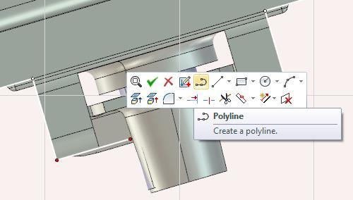 Polyline With the Polyline command you can draw extra