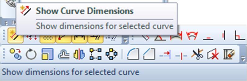 Curve Dimension TRAINING SESSION It is possible edit the length of multiple