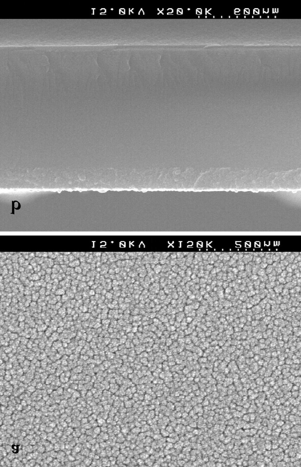 180 Fig. 3. XRD patterns f TiO 2 thin films sintered at (a) 500 C (b) 750 C (c) 1000 C fr 1 h. Fig. 2. SEM phtgraphs f surface (a) and thickness (b) f TiO 2 thin film (H 2 O ml rati = 1, sintered at 500 C).