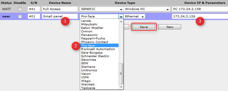 3 Define device agent for external device Connect to the