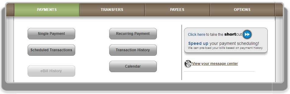Payments The Payments dashboard can be accessed by clicking the Payments tab at the top of the screen.