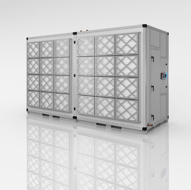 Horizontal AHU The horizontal AHU, available with direct expansion (DX) and chilled water (CW) cooling, is designed specifically to meet customer requirements.