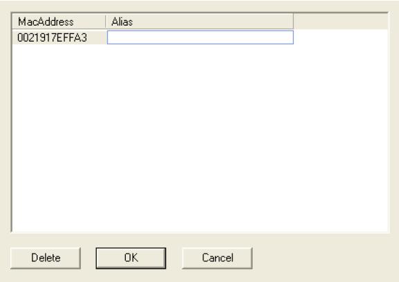Create an Alias by right-clicking the access point and selecting Alias.