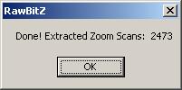 The.zcn file is now ready to be used with ZoomQuant. Note that this process needs to be done only once per.raw file. If the.raw file is searched with different Sequest parameters, the same.