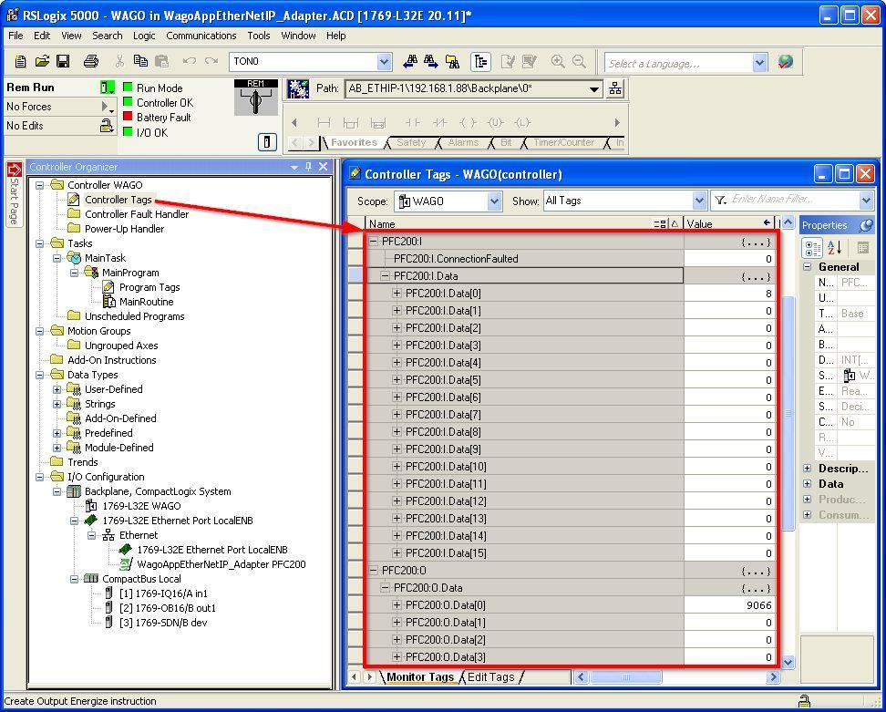22 Solution Application Note A500930 7. Now you can download and start the RSLogix5000 project.