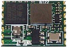 BT-22 Product Specification Features Amp ed RF, Inc. Description 10.4 mm x 13.5 mm Our micro-sized Bluetooth module is the smallest form factor available providing a complete RF platform.