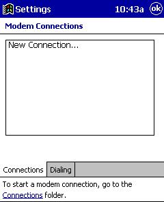 Before setting up dial-up networking, prepare yourself with dial-up