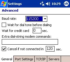 dialing: Unchecked Uncheck 9. If your network uses DHCP, tap ok. In the last screen, tap Finish.