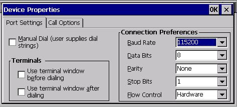 connection. Select Dial-Up Connection. Tap Next>. 2.