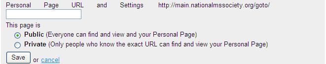Update Your URL and Settings 1. Update the URL of your personal fundraising page. You can send this to your potential donors to direct them to your page. Your URL will look like: http://main.