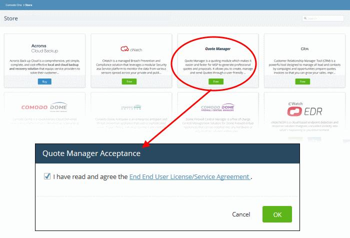 Click 'OK' after agreeing to the end user license agreement The application will be activated and you will see the