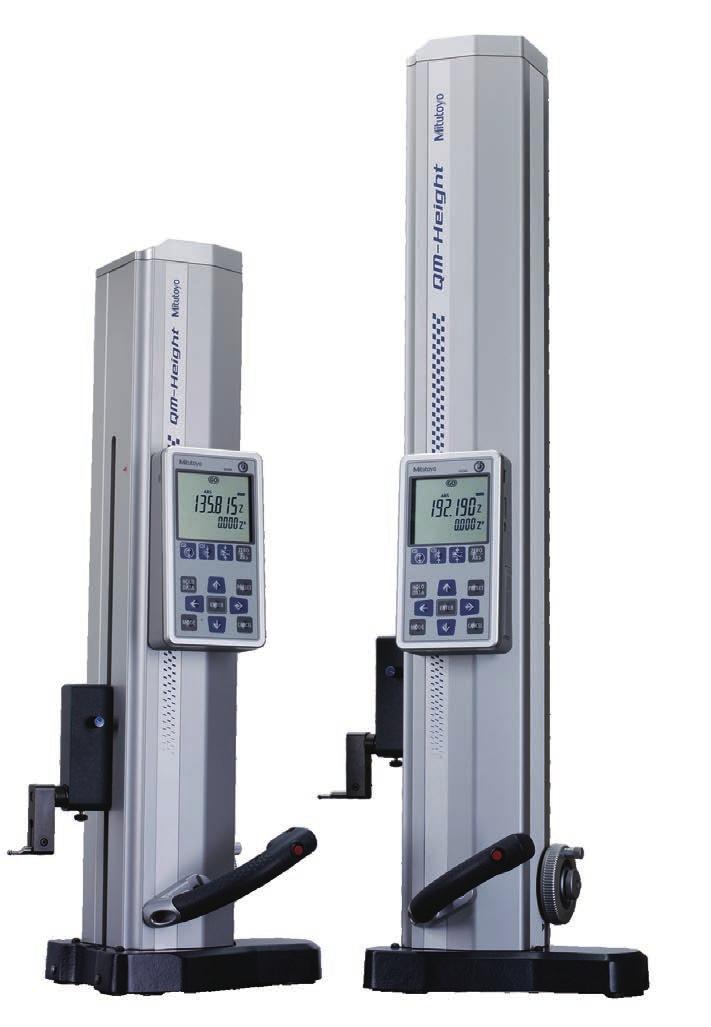 QM-Height ABSOLUTE Digimatic High Precision Height Gauge High-performance height gauge with best-in-class accuracy and perpendicularity plus GO/±NG judgement functionality.