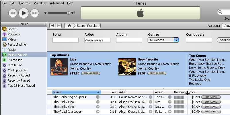 -25- Buying Songs On-Line (itunes) After installing itunes, you'll only be able to transfer music to your ipod using itunes.
