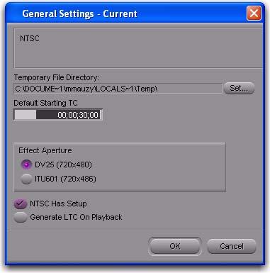 2 In the Project window, click the Settings tab and then double-click the General setting.
