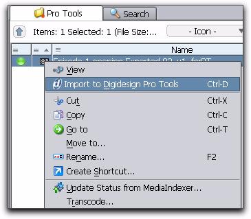 This section assumes that you have already configured the Pro Tools Import settings in the Interplay Administration tool. For more information, see the Pro Tools Avid Interplay Guide.