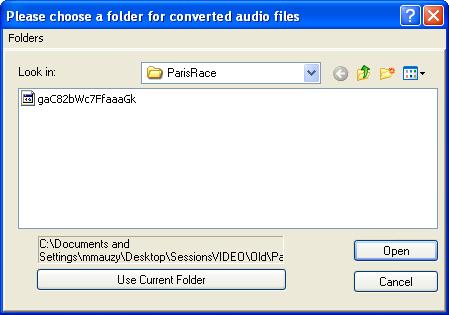 MediaFiles folder (AIFF or WAV files) or the Avid MediaFiles folder (MXF files).