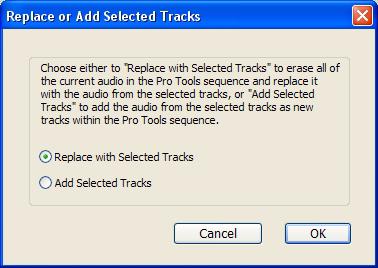 All audible audio in the selection will be exported to two multi-mono audio files.
