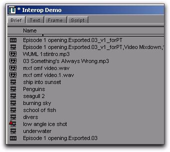 To import the sequence into Media Station PT: 1 In Media Station PT, open the Interplay Window and navigate to the location of the checked-in Pro Tools sequence.
