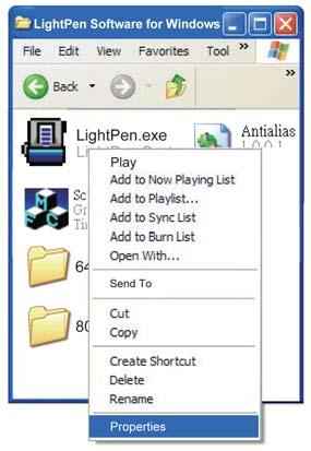 Operation Guide for Windows OS: Interactive function is provided by LightPenII software. 1.