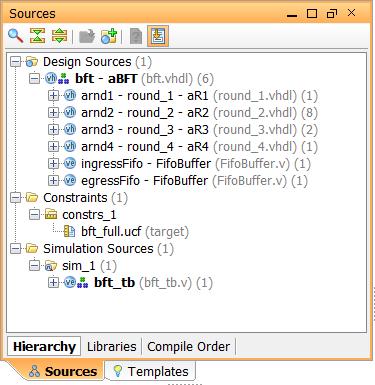 Step 2: Using the Sources View and the Text Editor Step 2: Using the Sources View and the Text Editor The PlanAhead tool allows different file types to be added as design sources including Verilog,