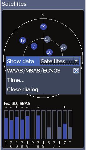 WAAS/MSAS/EGNOS Turns on/off WAAS, MSAS and EGNOS. All three systems help increase GPS accuracy for different parts of the world.