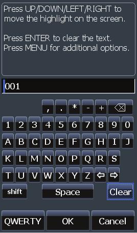 NOTE: Press the Menu key to exit menus. Dialogs Dialogs are used for user input or for presenting information to the user.