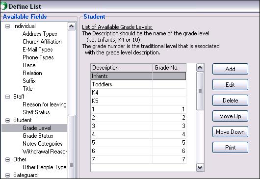 Unit 4: Managing Your Drop-down Lists Throughout HeadMaster, you can customize some of the drop-down lists. These drop-down lists are managed through Define Lists.
