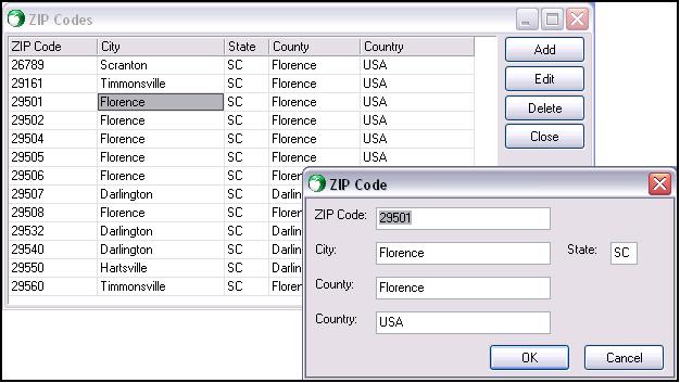 HeadMaster Set Up Part Unit 6: Setting Up Zip Codes To allow for quick entry of student information, enter all of the zip codes, cities, states, and countries that are represented by your students.