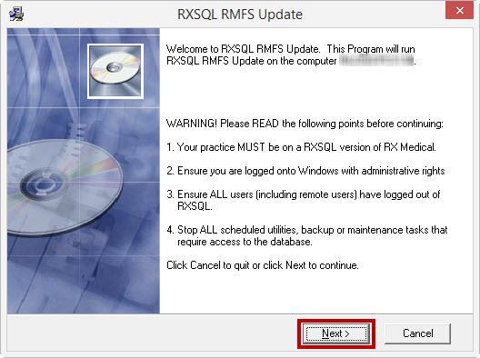 x Updates section, click on the link 01 November 2017 RMFS Update and download the RMFS installer from the File Attachment section. 6.