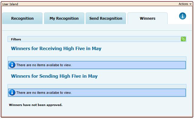 23 Passageways Consulting: Employee Recognition Recognition Item The Recognition Item control is used to