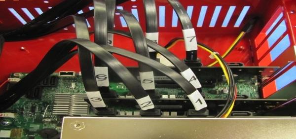 Arrange and organize all the cables using cable tie- wraps.