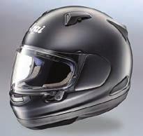 The new Arai Signet-X provides a long oval fit, wide eye port, advanced ventilation, aerodynamic shell shape, retractable chin spoiler, emergency cheek pad removal system along with removable neck