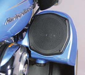 These are THE most powerful speakers you can buy for your Harley and they will perform extremely well when used with a medium to high-powered accessory amplifier.