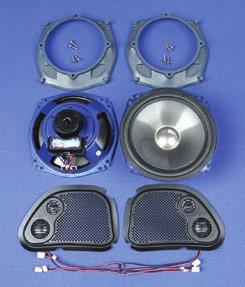 25 speakers, you will need J&M Roadglide speaker plate kit, part #RRPA-RGSPA, which are also exact dimensional substitutes for Harley part#s 77021-98B & 77022-98B.