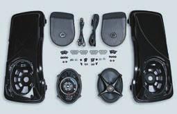 stock 5X7 Harley saddlebag-lid speakers as installed on the 2006-2017 Harley Baggers.