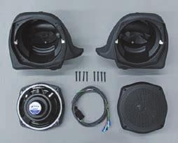 tweeter and midrange, (plain grills only for LOWER fairing speakers) and top-quality adapter rings/bracket hardware for secure and clean mounting into the RoadGlide Ultra.