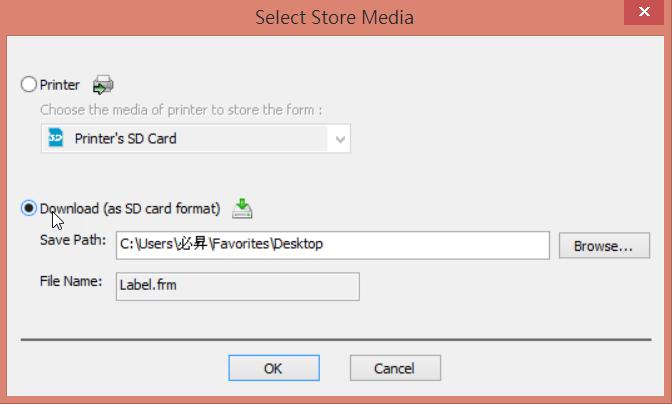12. The form could be also stored in PC or SD card inserted in PC 13. After downloading the form into the printer s flash ROM, check the FORM LIST in memory of printer menu.