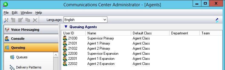 Follow the Add Agent Wizard in the subsequent screens to configure a corresponding entry for each agent and supervisor from Section 5.
