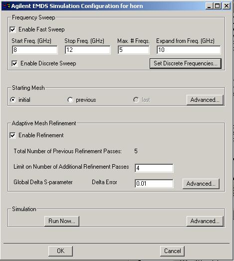 5 Solving 10 Click OK in the Advanced Refinement Criteria dialog box to accept the settings and dismiss the dialog.