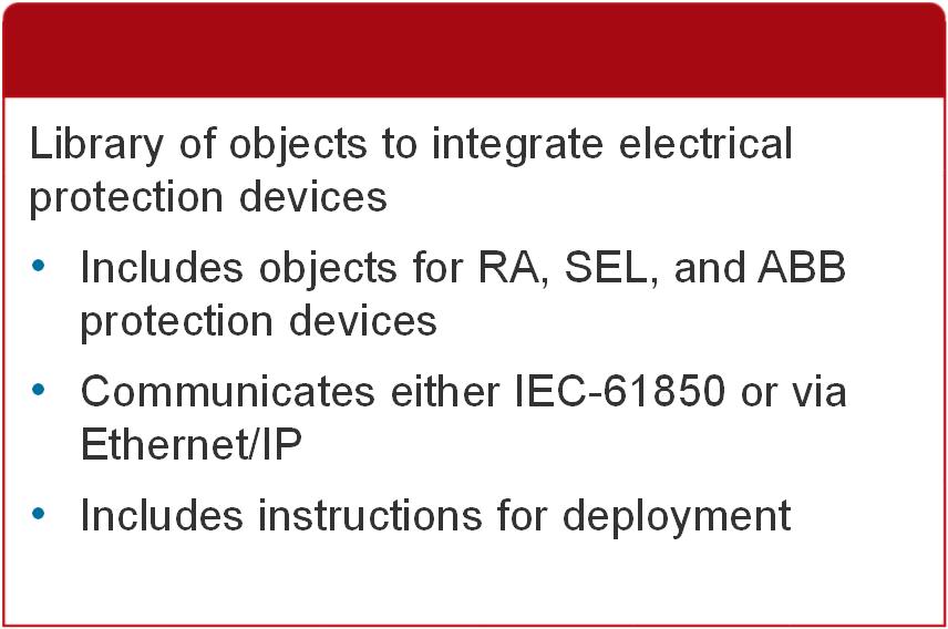 objects to integrate electrical protection