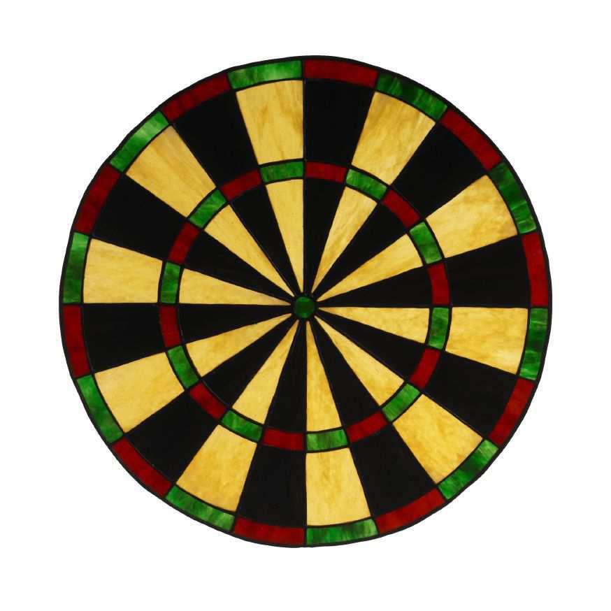 13 Challenge Question: Given a dart board as shown.