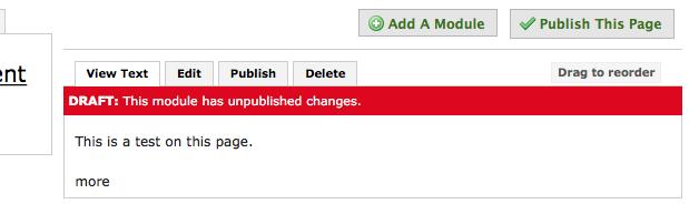 17 To publish, click the Publish This Page button and click Publish All Changes.