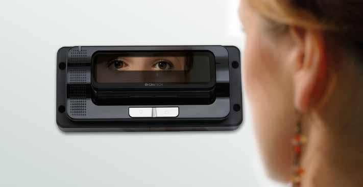 Entra access control - Biometrics 3 Entra Iris Take-On Desk Mounted Reader AEN4002 Iris Recognition The Entra Iris Recognition Reader is ideal for applications where a higher level of security is