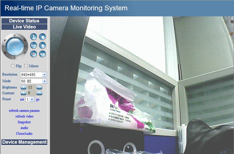 14 Click Live Video, you will see the camera s live video. Figure 2.15 2.
