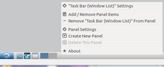 You can change the keyboard layout by right-clicking on the panel frame and then selecting: Add/Remove