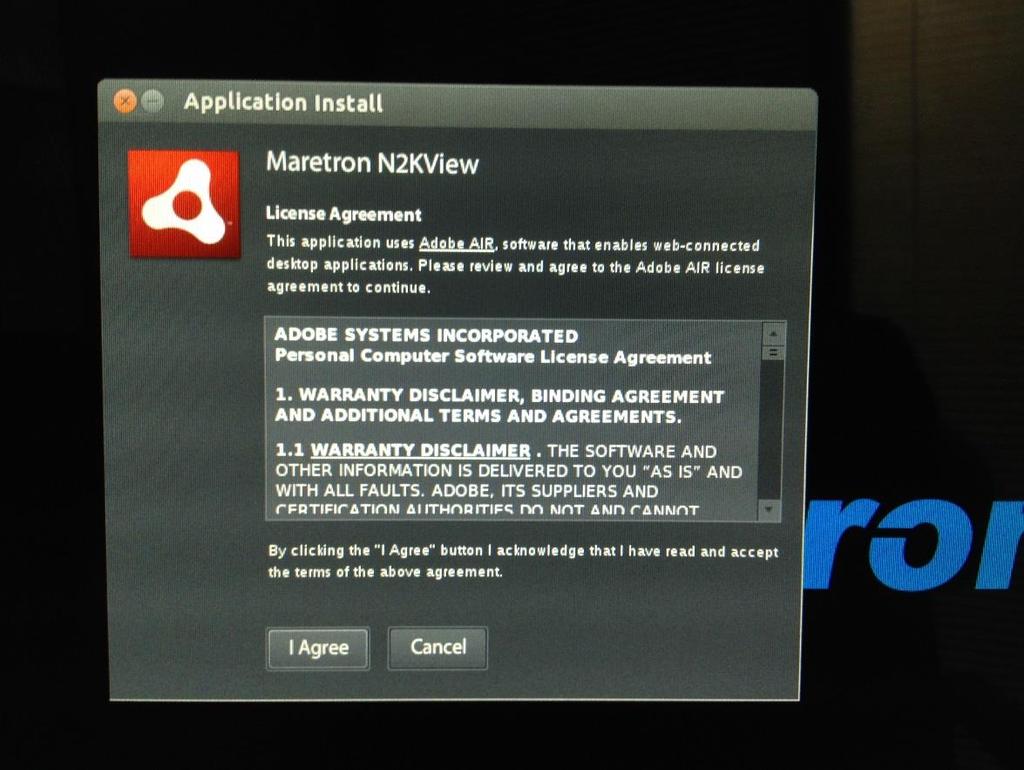 A second Application Install window will appear.