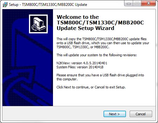 TSM800C / TSM1330C / MBB200C Update Instructions Click on the Start button. The format will take a short time to complete.